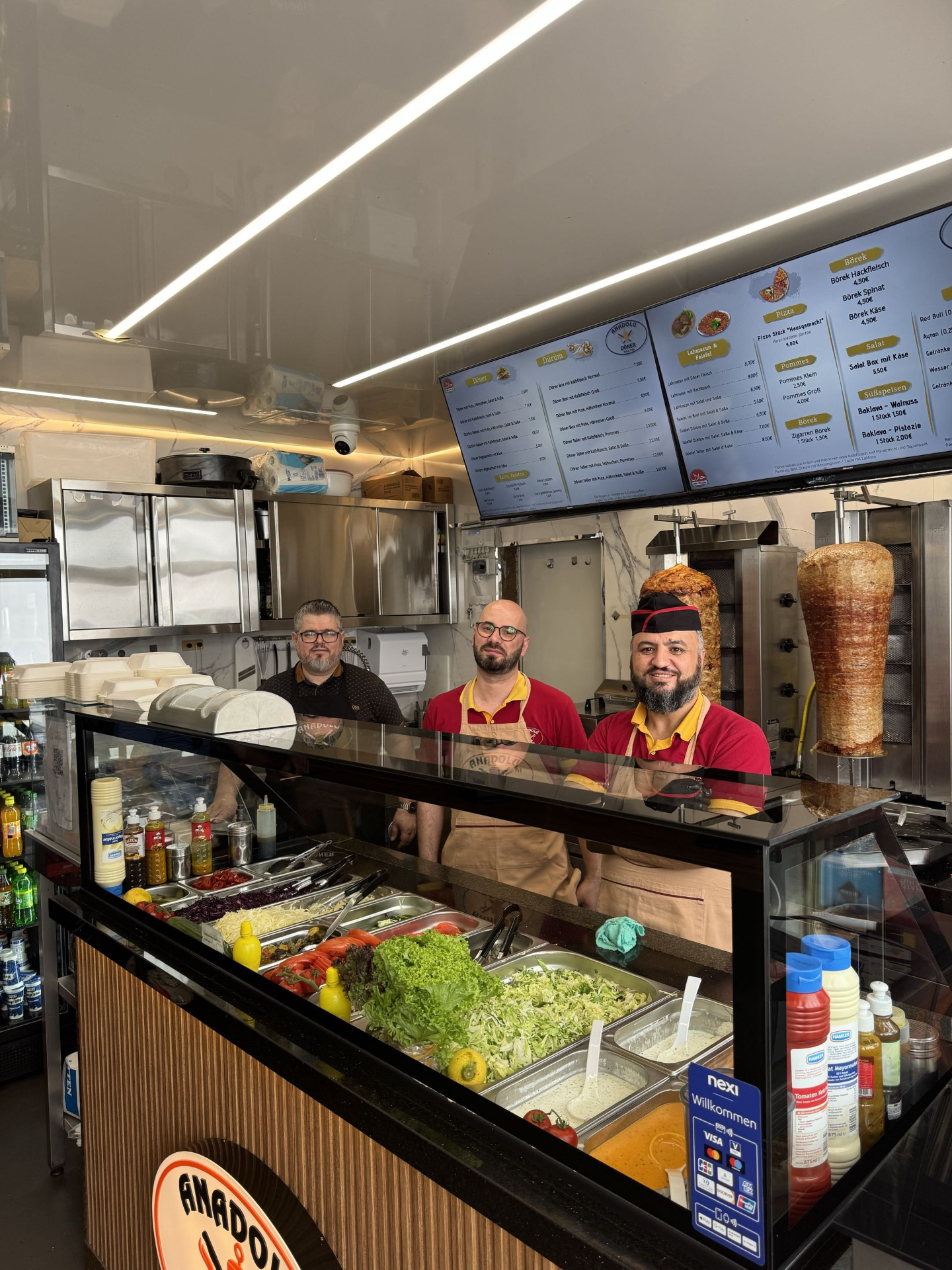 Unser Team bei Anadolu Döner